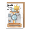 Wenskaart pop-up camera - smile it's your birthday !  [PAB6402]